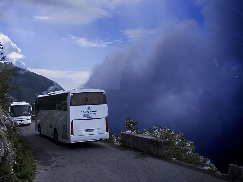 Bus at Montenegro