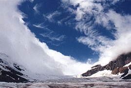 Storm on Glacier by Stan Roban