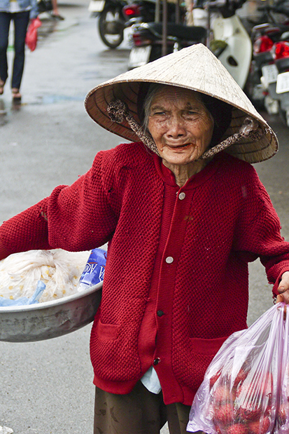 Woman in Viet Nam Street